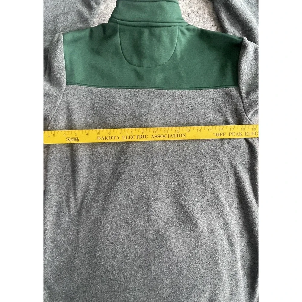 Minnesota Wild Performance Fleece Jacket Small Gray NHL‎ Full Zip Embroidered